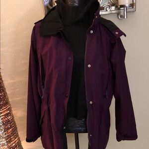 REI Women's Dark Purple Utility/Rain Jacket